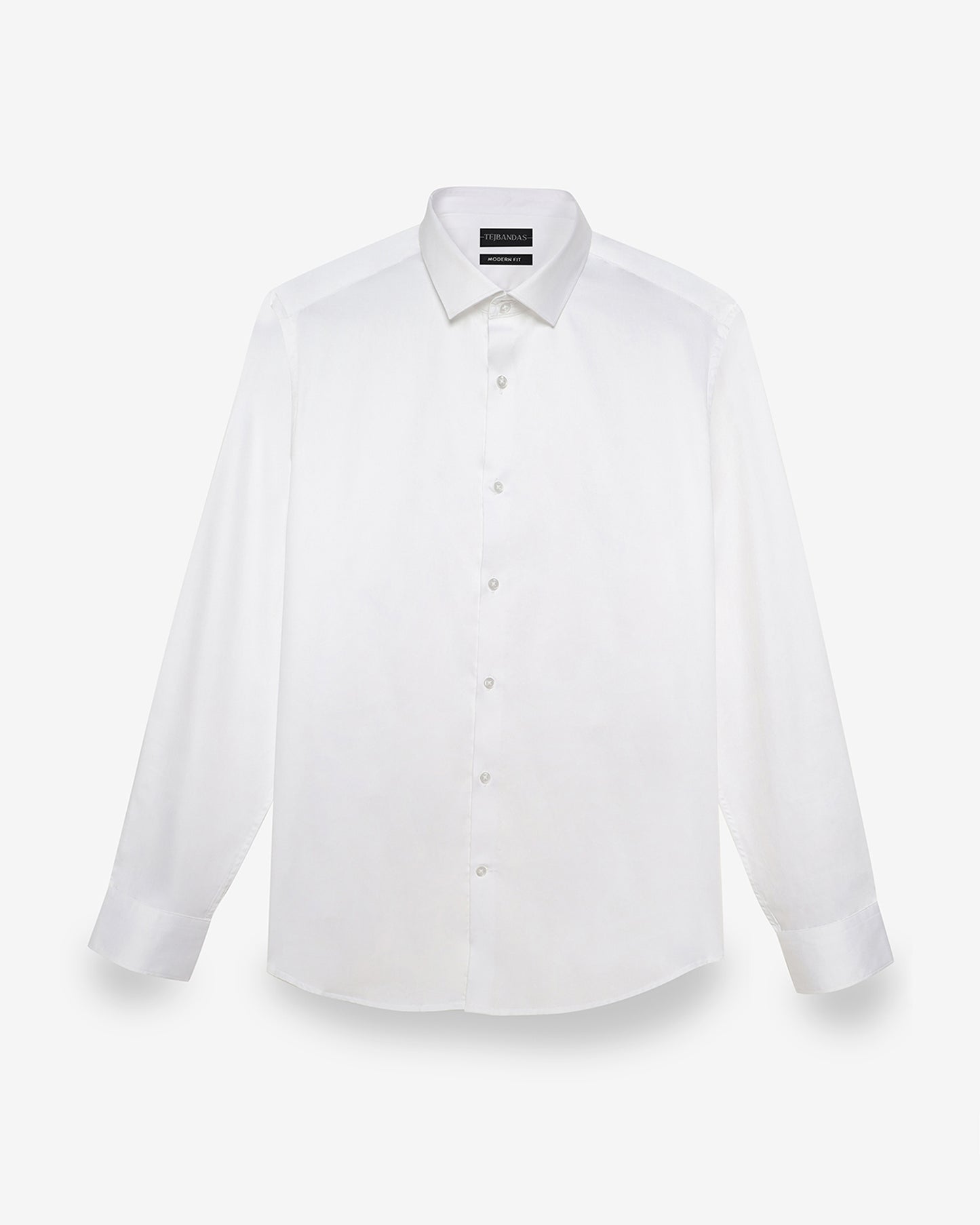 THE PEARL WHITE GIZA SATIN SHIRT
