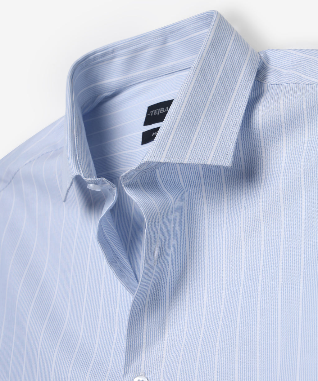 PASTEL BLUE STRIPED SHIRT