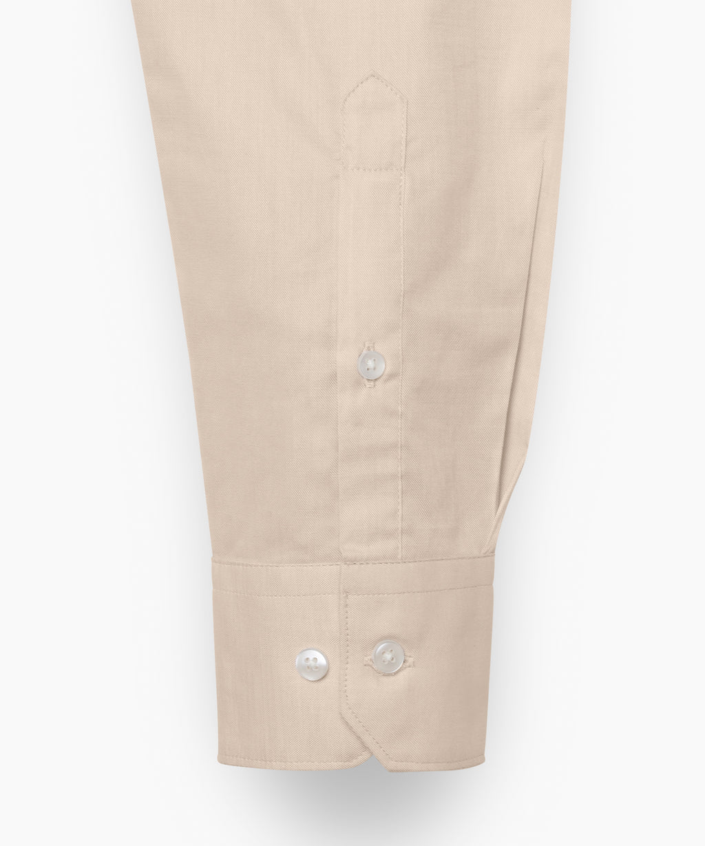 THE SAND BEIGE BUTTON DOWN SHIRT