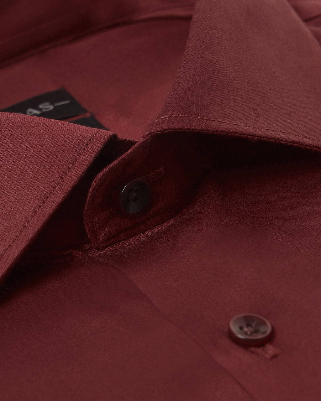 DEEP CRIMSON GIZA SATIN SHIRT