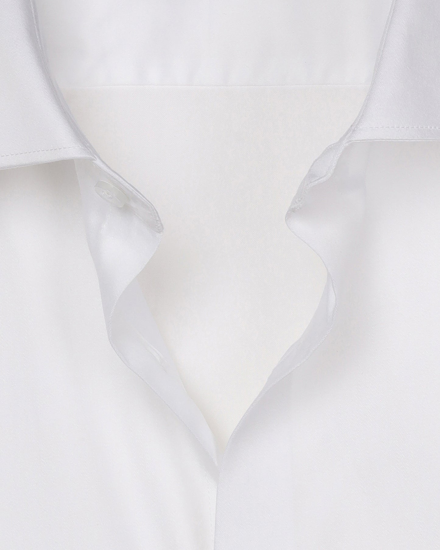 PEARL WHITE SATIN SHIRT