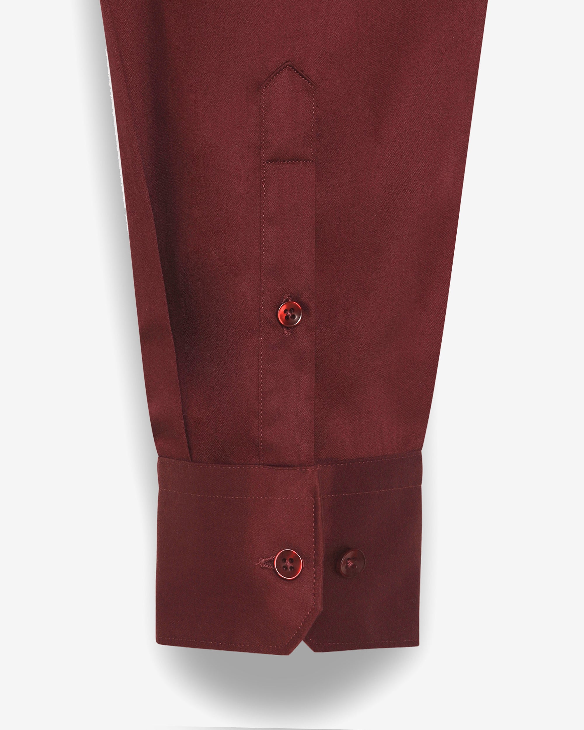 DEEP CRIMSON GIZA SATIN SHIRT