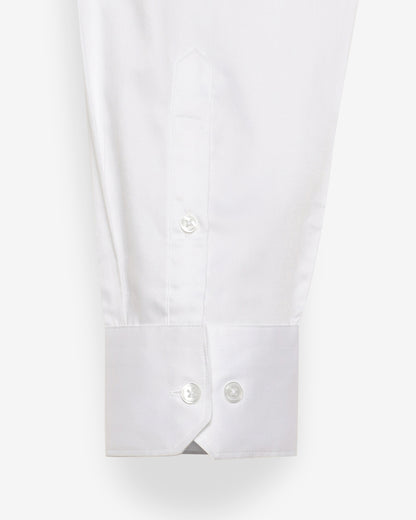PEARL WHITE SATIN SHIRT